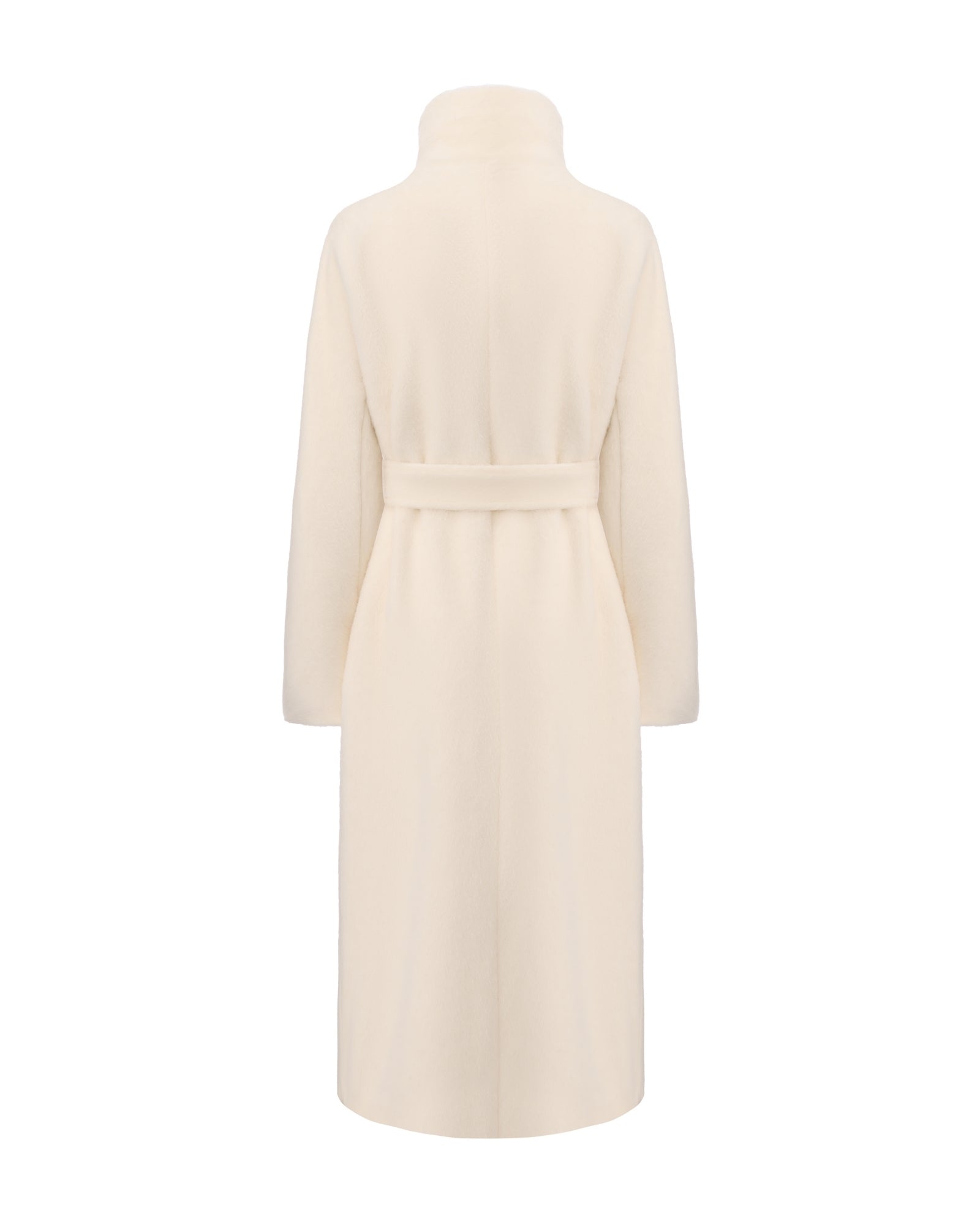 White coat on a white background