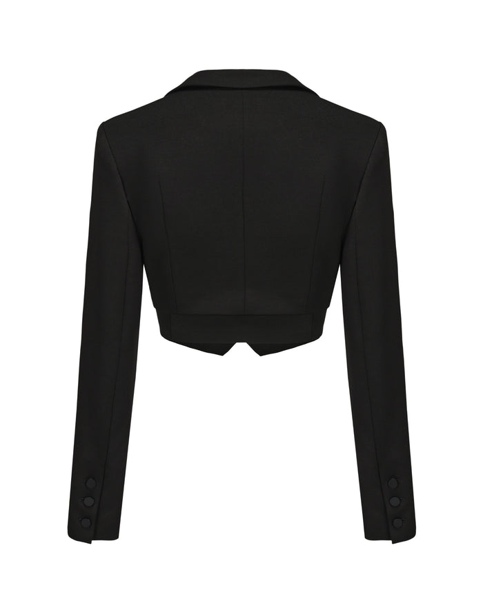 black dress jacket womens Bridget Suit Jacket: Black Blazer for Cocktail Party