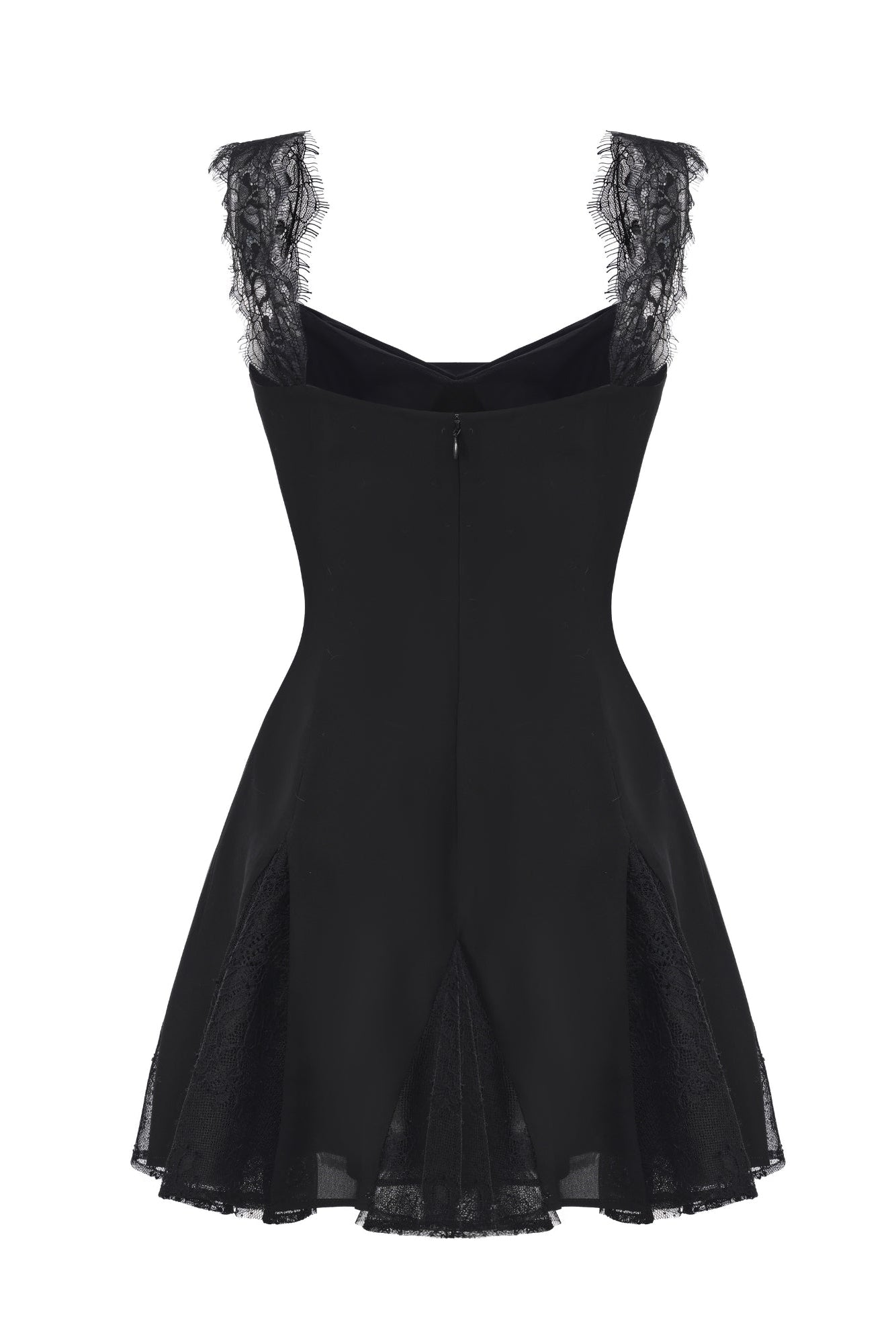 Elizabeth Lace Mini Dress | Elegant Black Little Dress – Nana