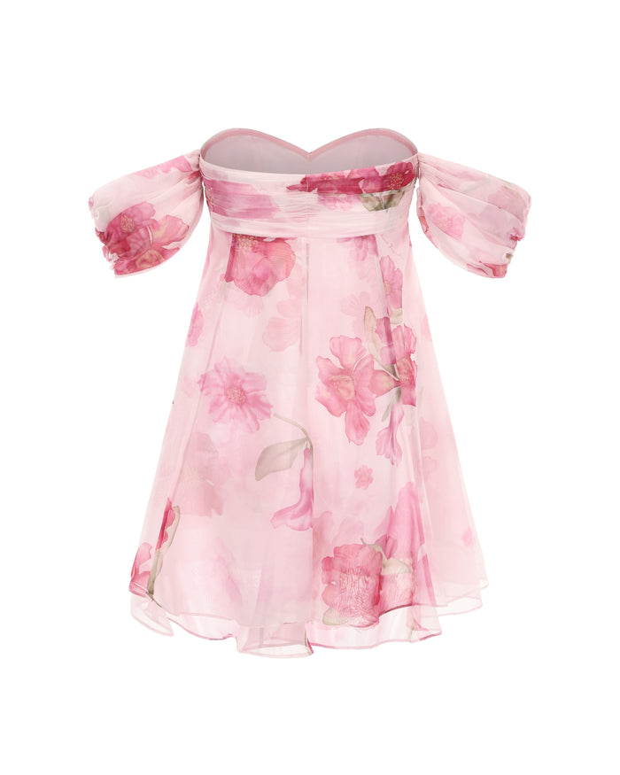 Lilly Dress: Pink Mini Dress for Garden Party | Nana Jacqueline