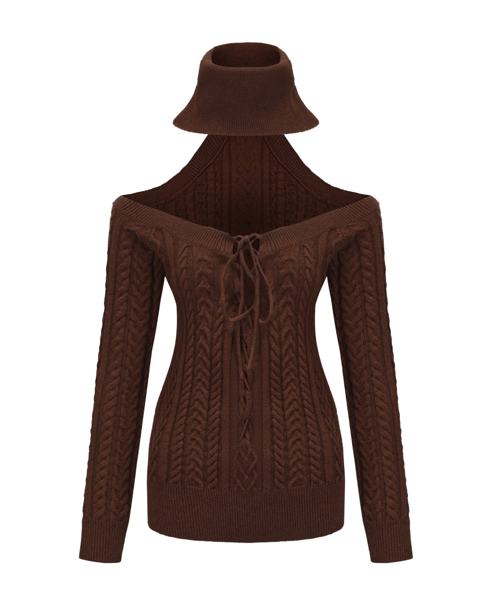 Margo Knit Dress (Brown)