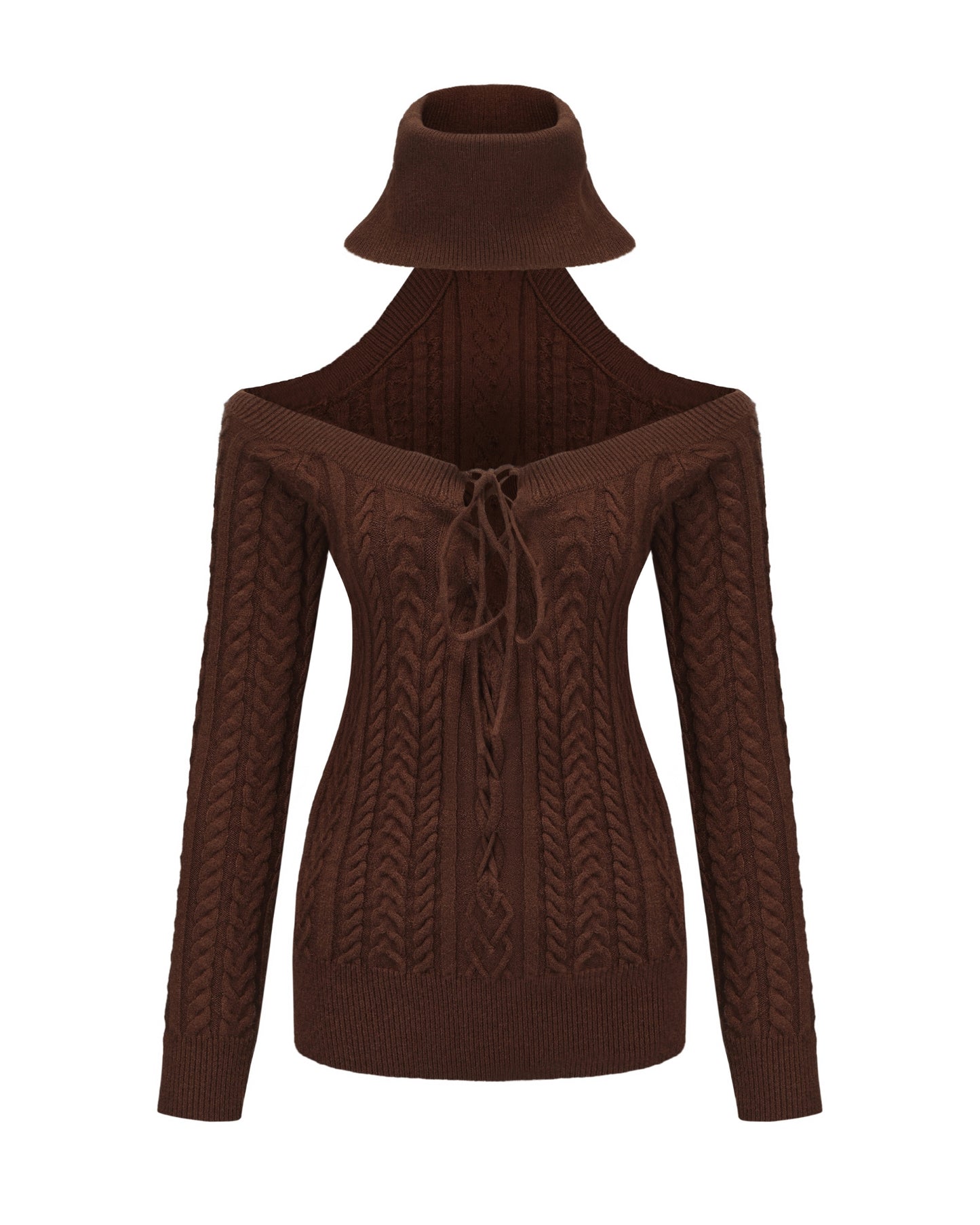 Margo Knit Dress (Brown)