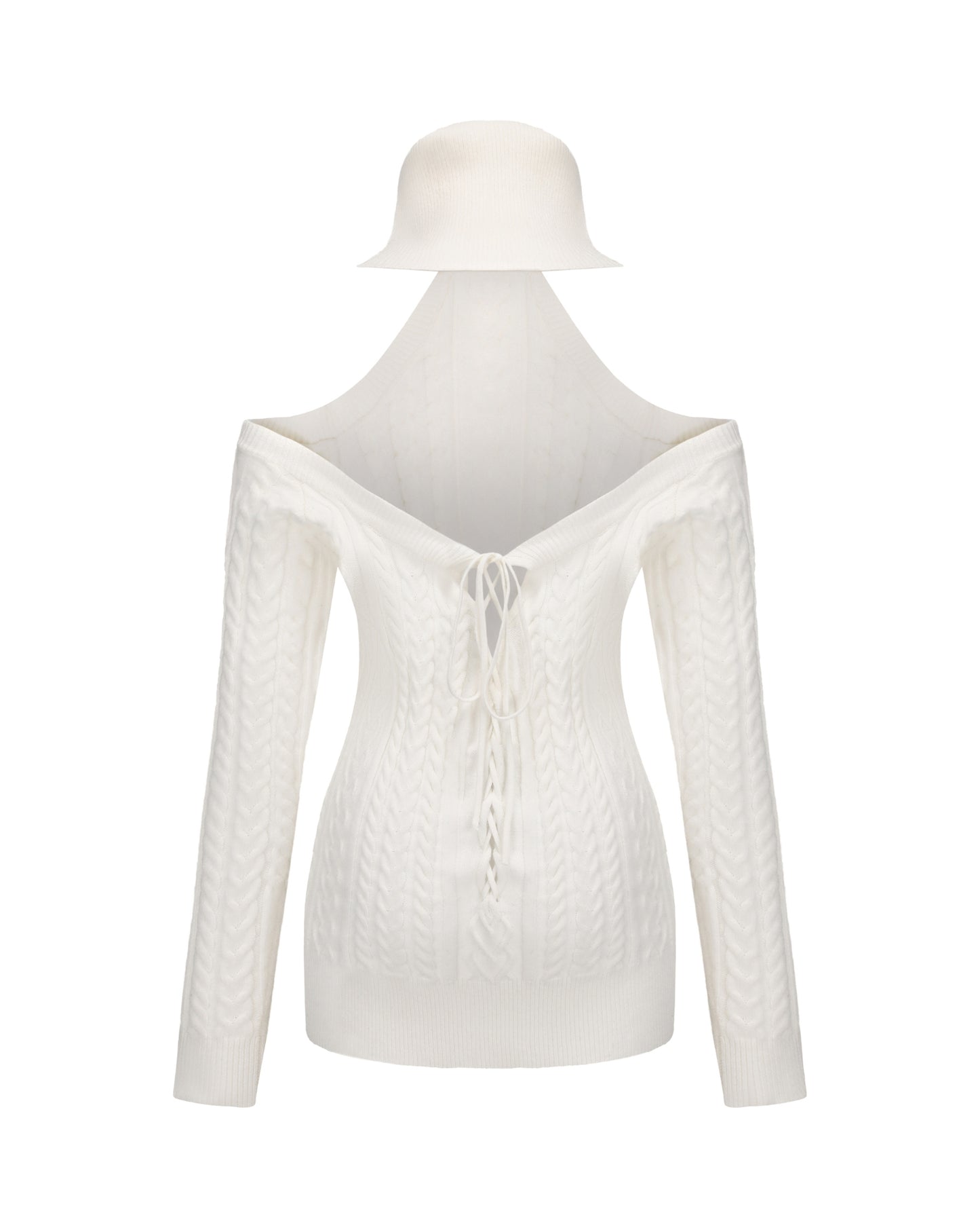 Margo Knit Dress (White)