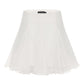 White mini skirt for women on a white background