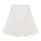 White skirt on a white background