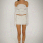 Rosana Embroidered Skirt (White) (Final Sale)