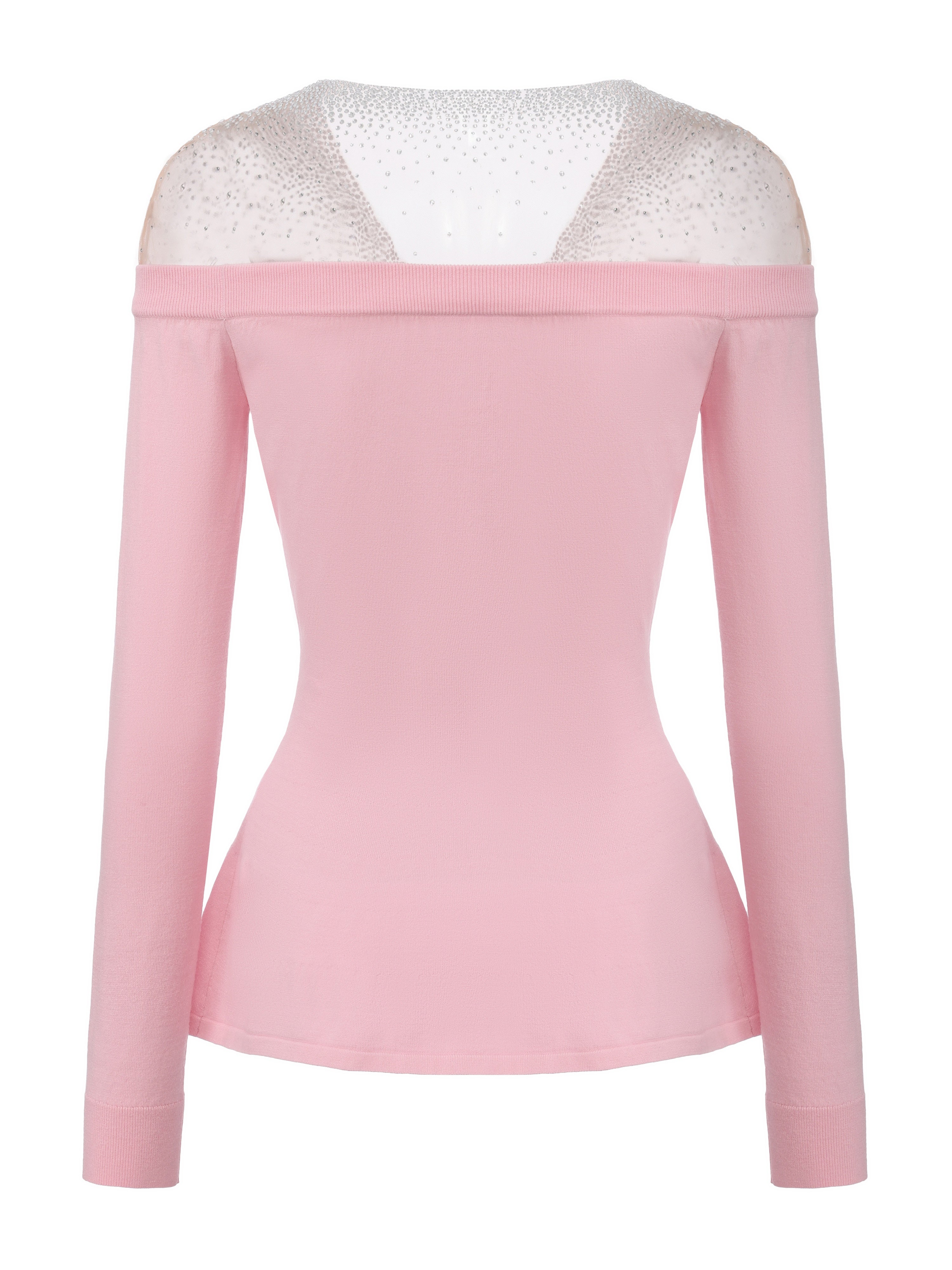 Leonie Off-Shoulder Pink Top
