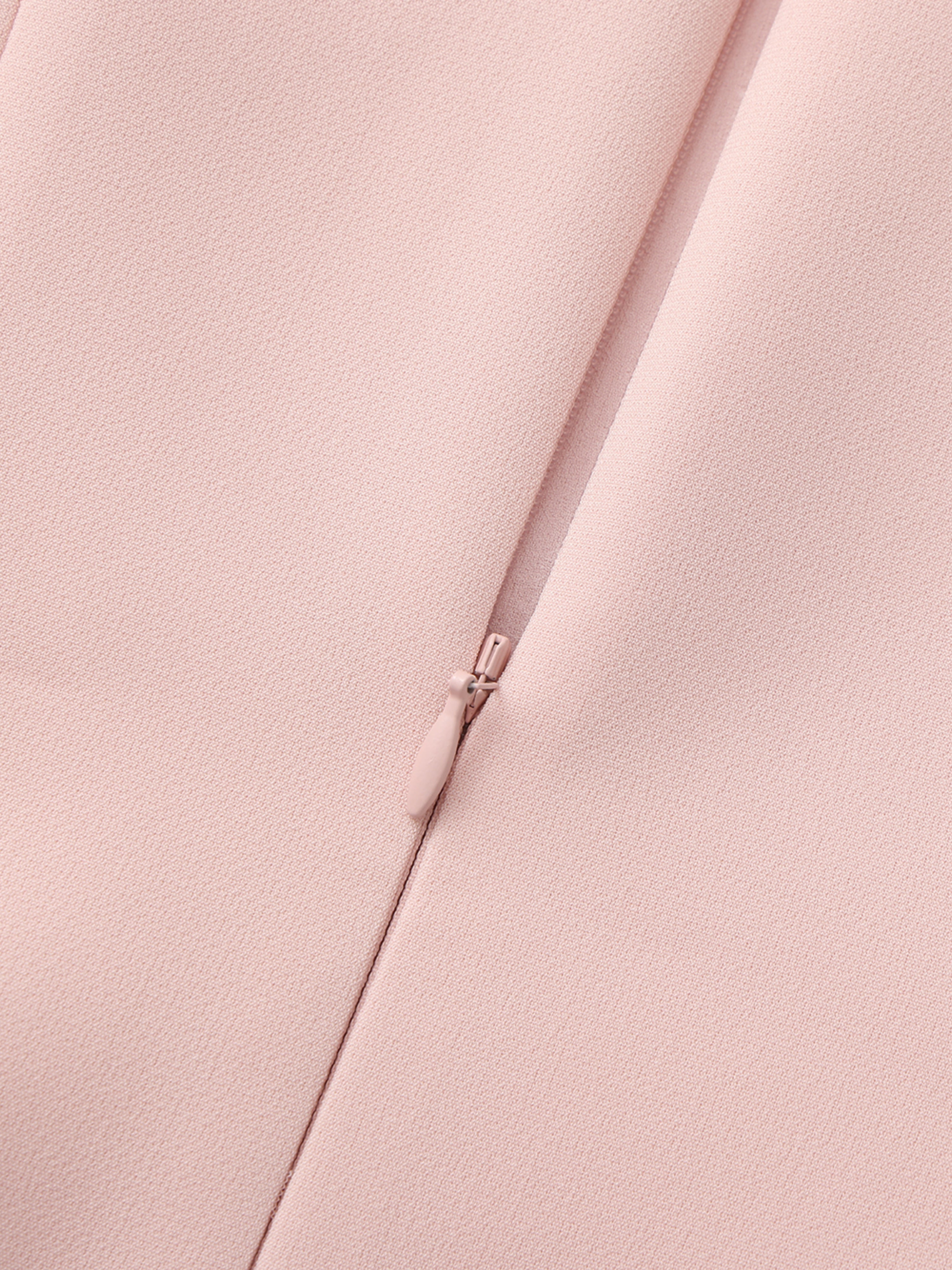 Sera Crystal-Button Pink Dress