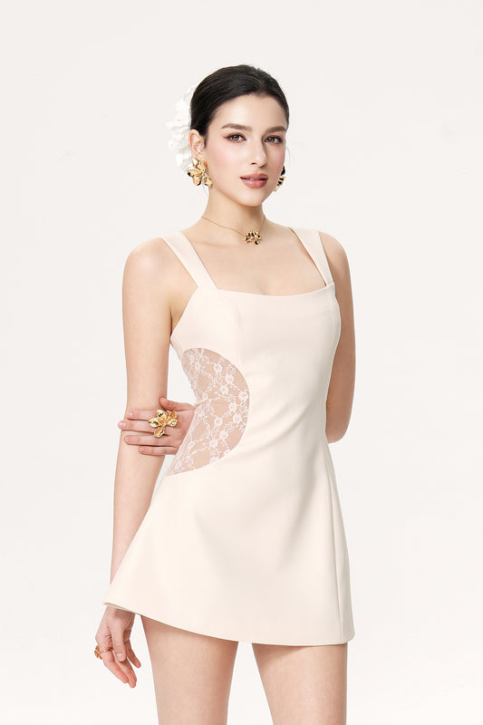 Selena Dress (Beige)