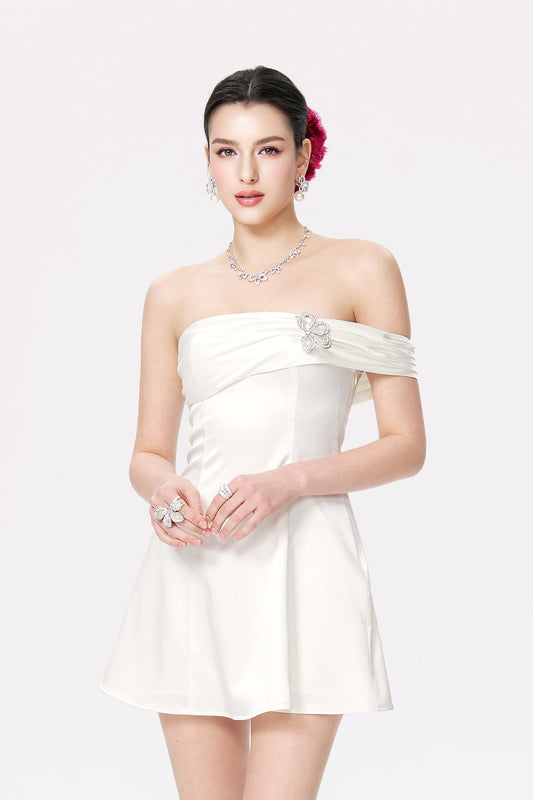 Cornelia Dress (White) (Final Sale)