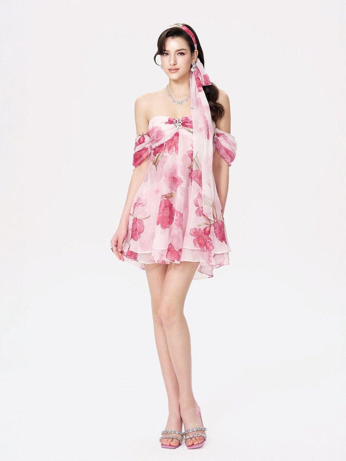 Nana Jacqueline Women's Lilly Dress - Pink - Mini Dresses Nana Jacqueline Women's Lilly Dress - Pink - Mini Dresses