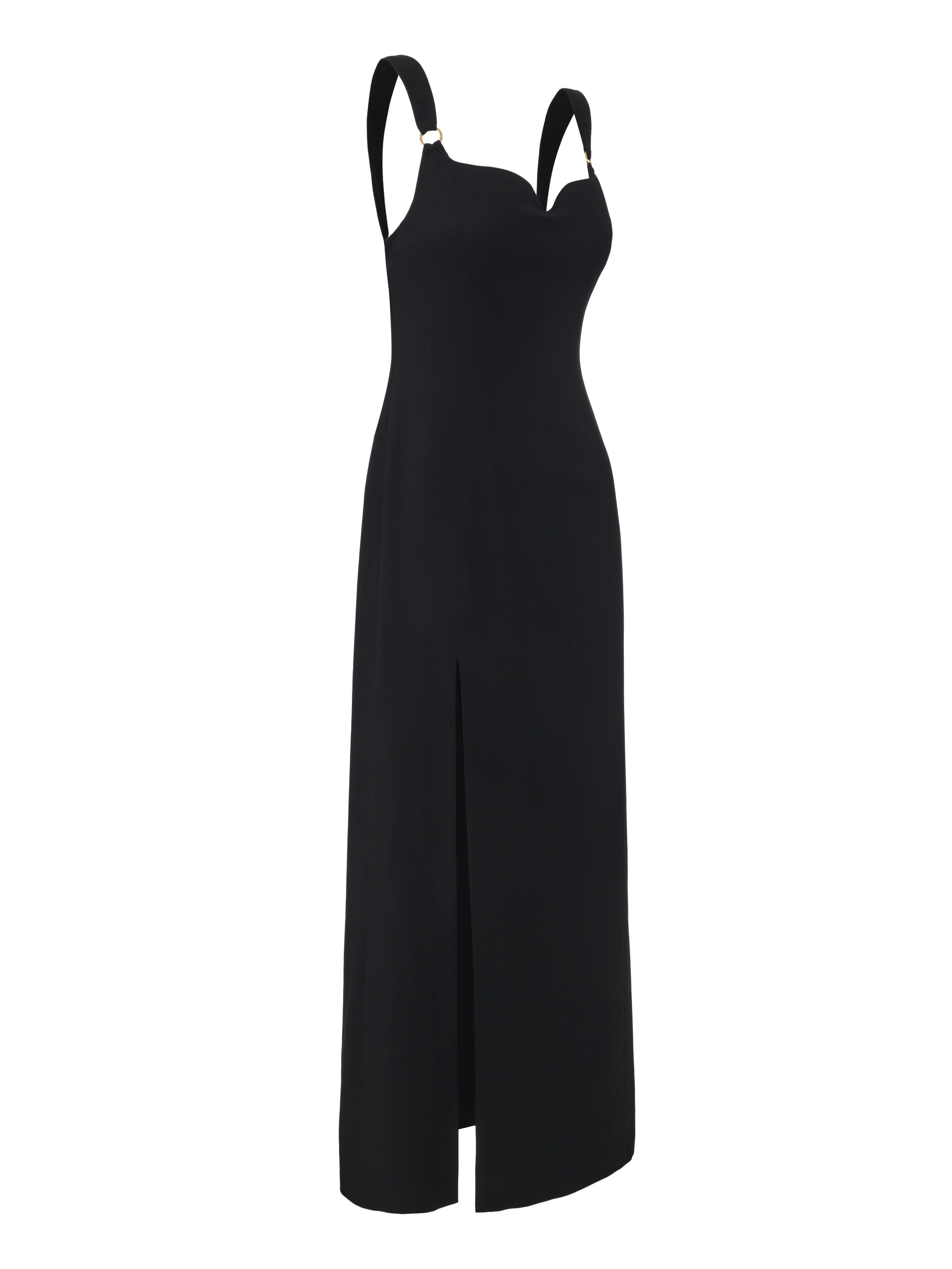 Serefina Open-Back Black Dress | Nana Jacqueline