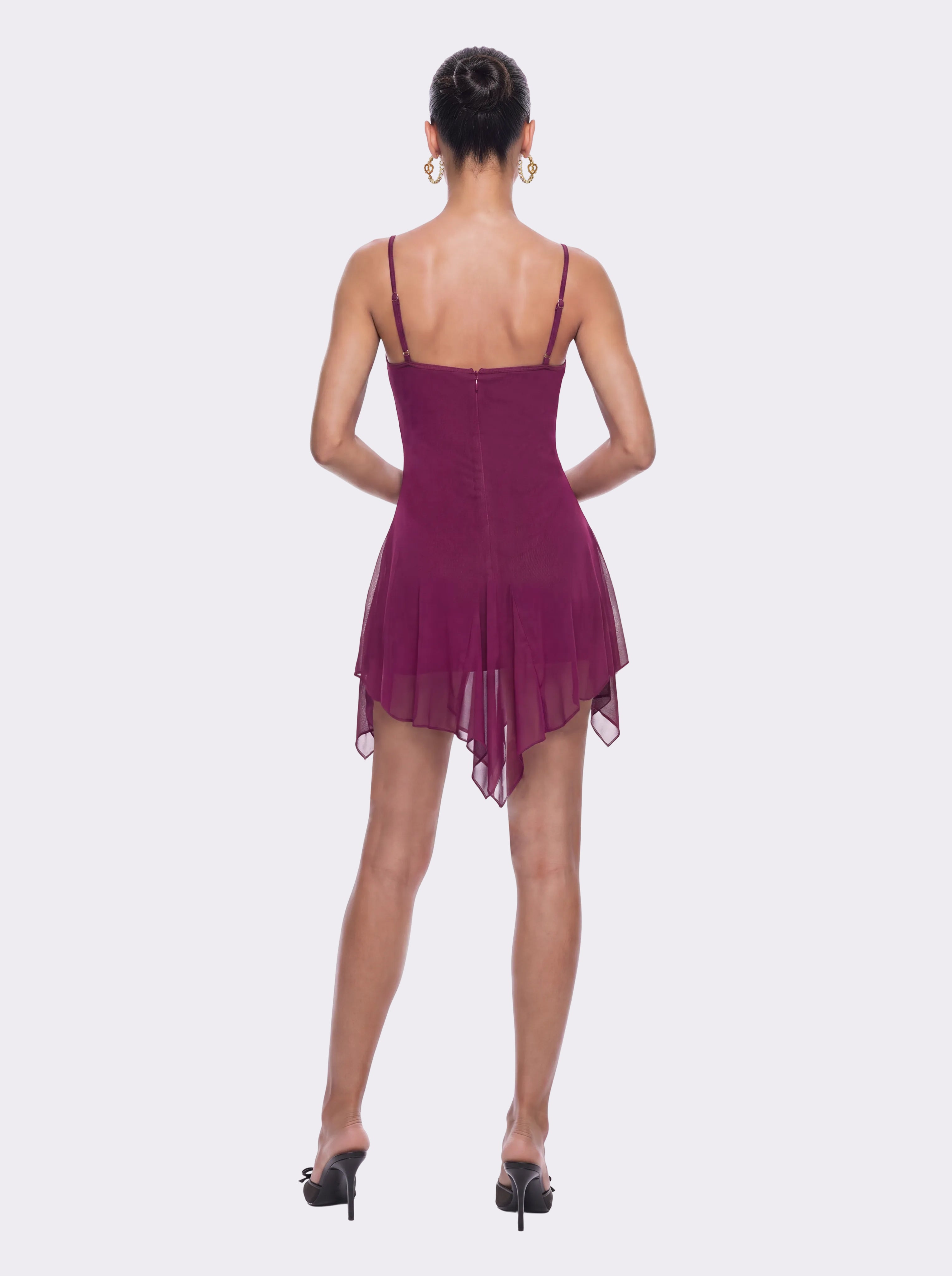 Fiora Irregular Purple Dress