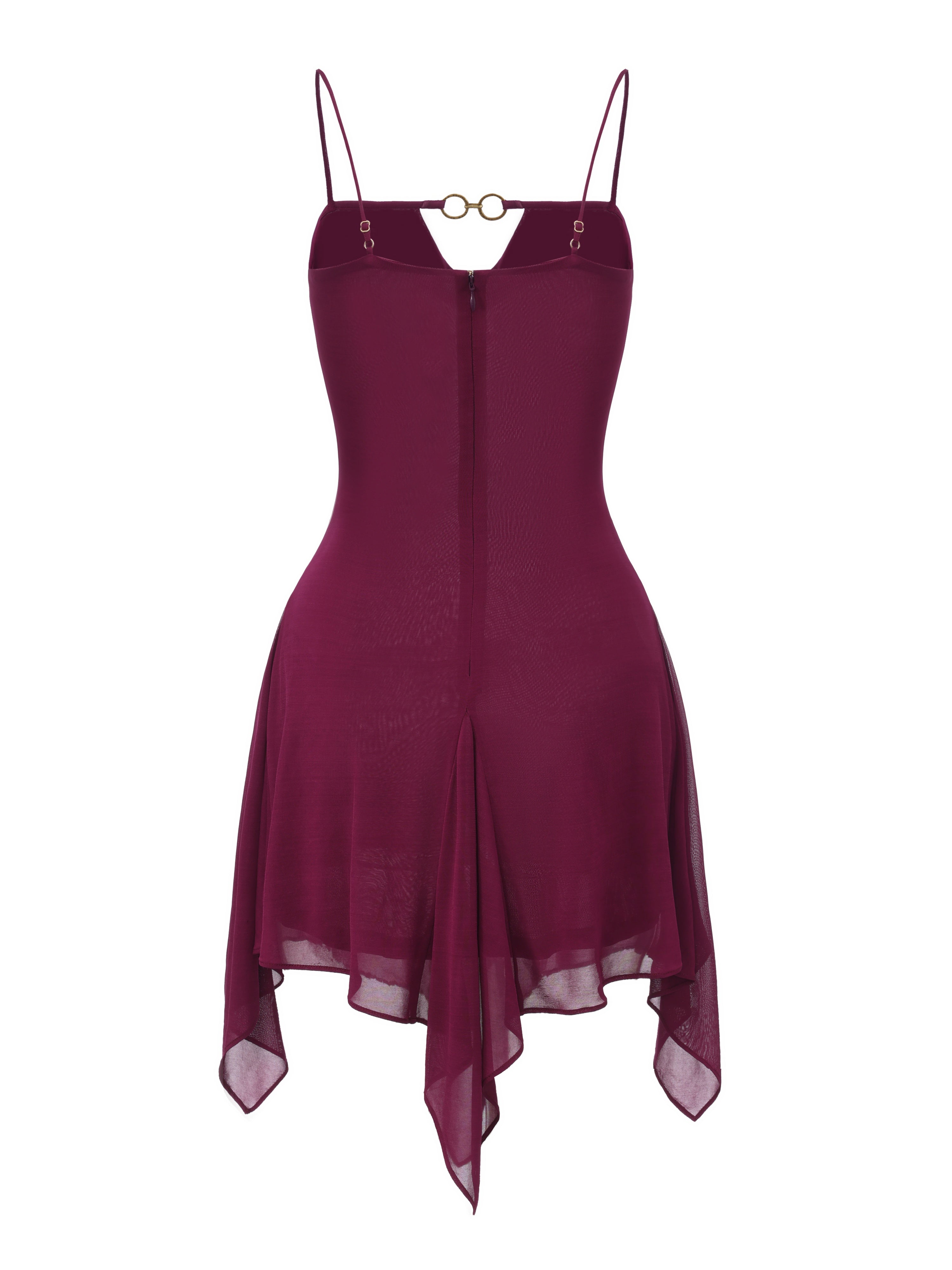 Fiora Irregular Purple Dress