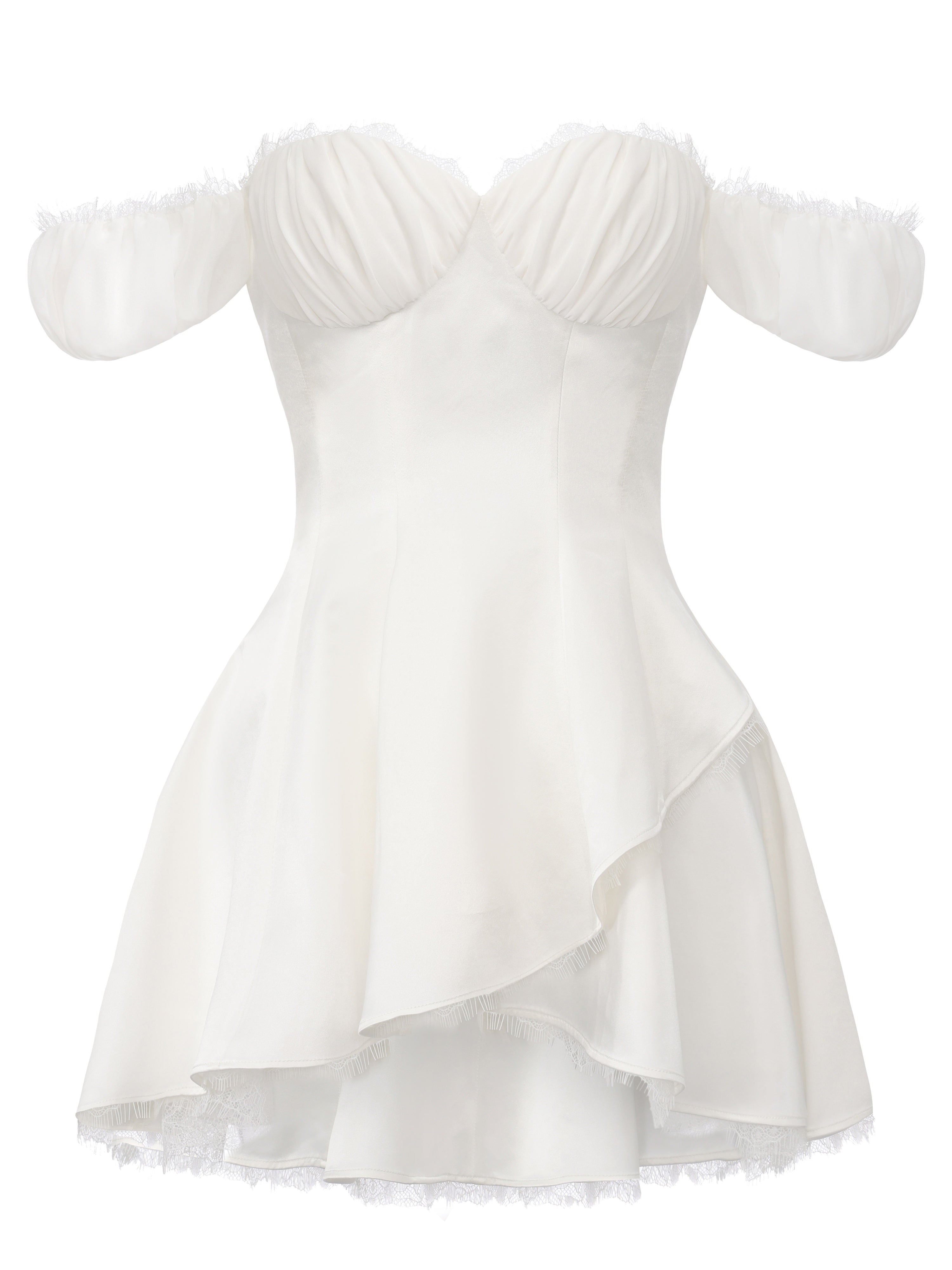 Daniella Off-Shoulder White Dress | Nana Jacqueline