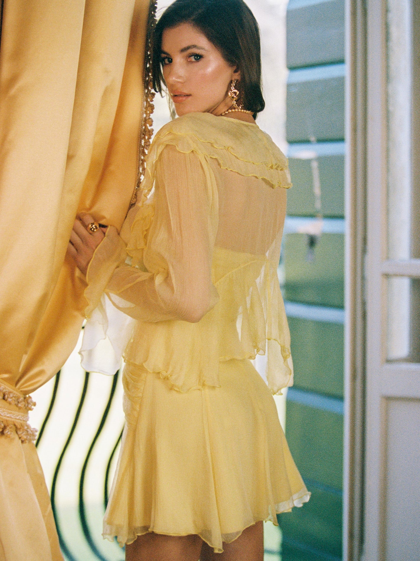Annika Cardigan (Yellow)