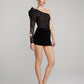 Wilma Velvet Dress (Black)