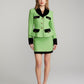 Michelle Tweed Skirt (Green)