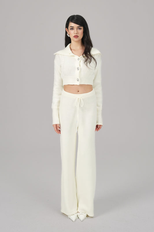 Addison Pants (White) (Final Sale)