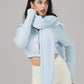 Addison Coat + Scarf Set (Blue)