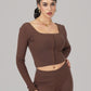 Holly Top (Brown)