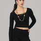 Holly Top (Black)