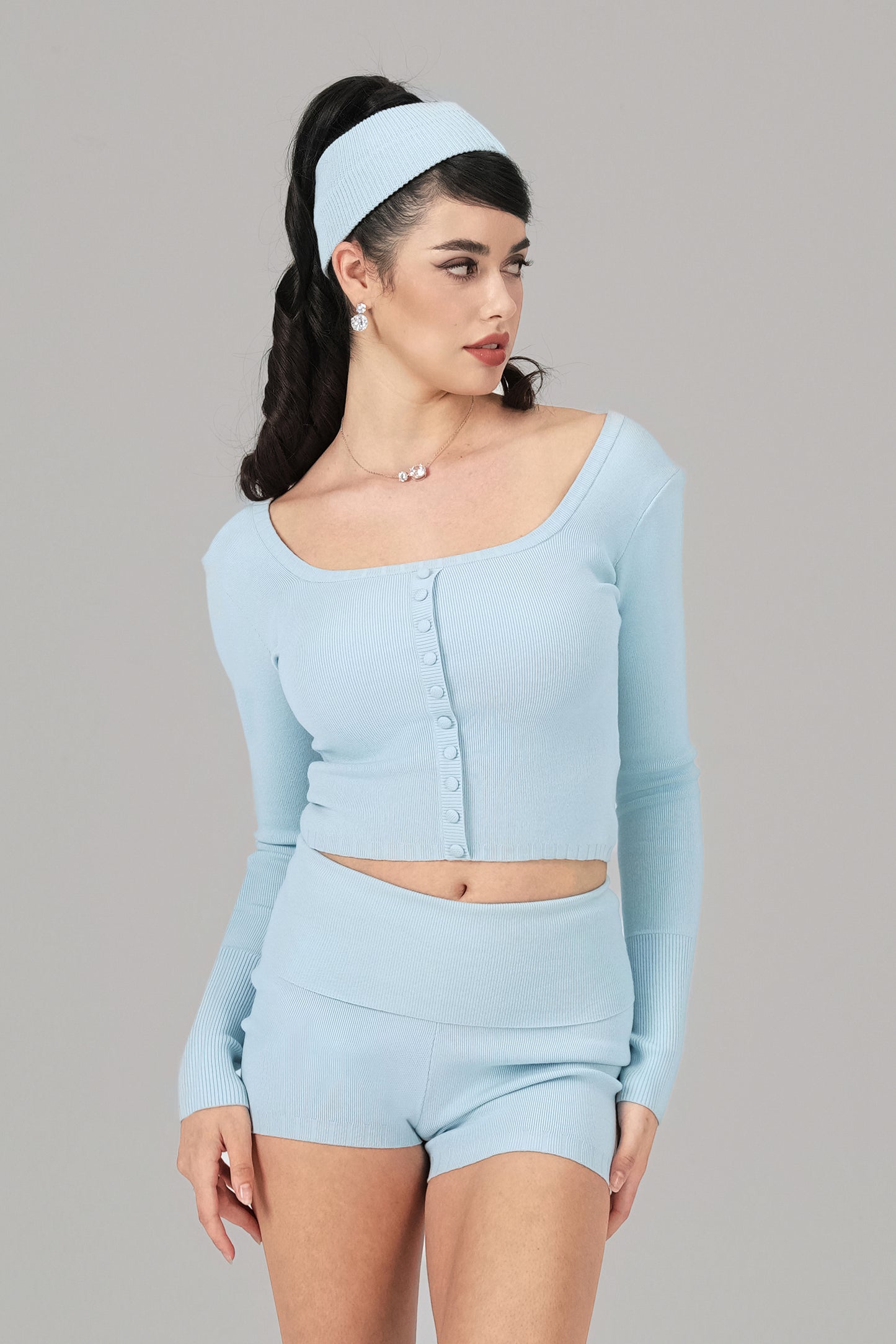 Holly Top (Blue)