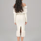 Natalia Fur Dress (White)