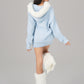 Ava Fur Sweatshirt (Blue)