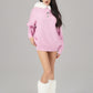 Ava Fur Sweatshirt (Pink)