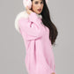 Ava Fur Sweatshirt (Pink)