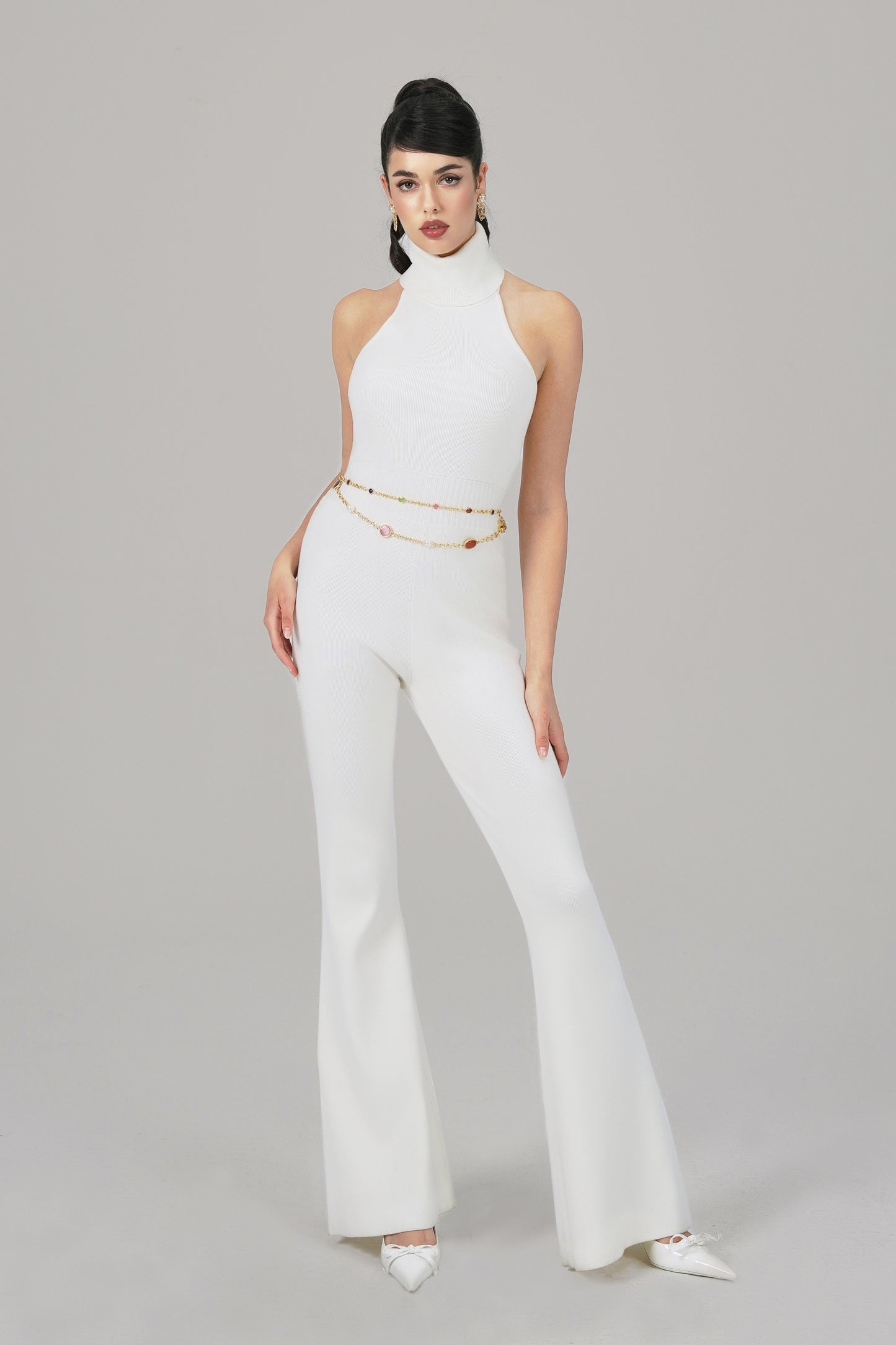 Gwen Jumpsuit (White)