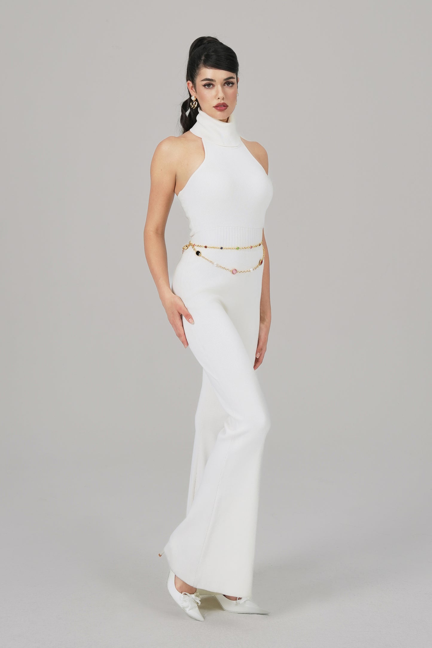 Gwen Jumpsuit (White)