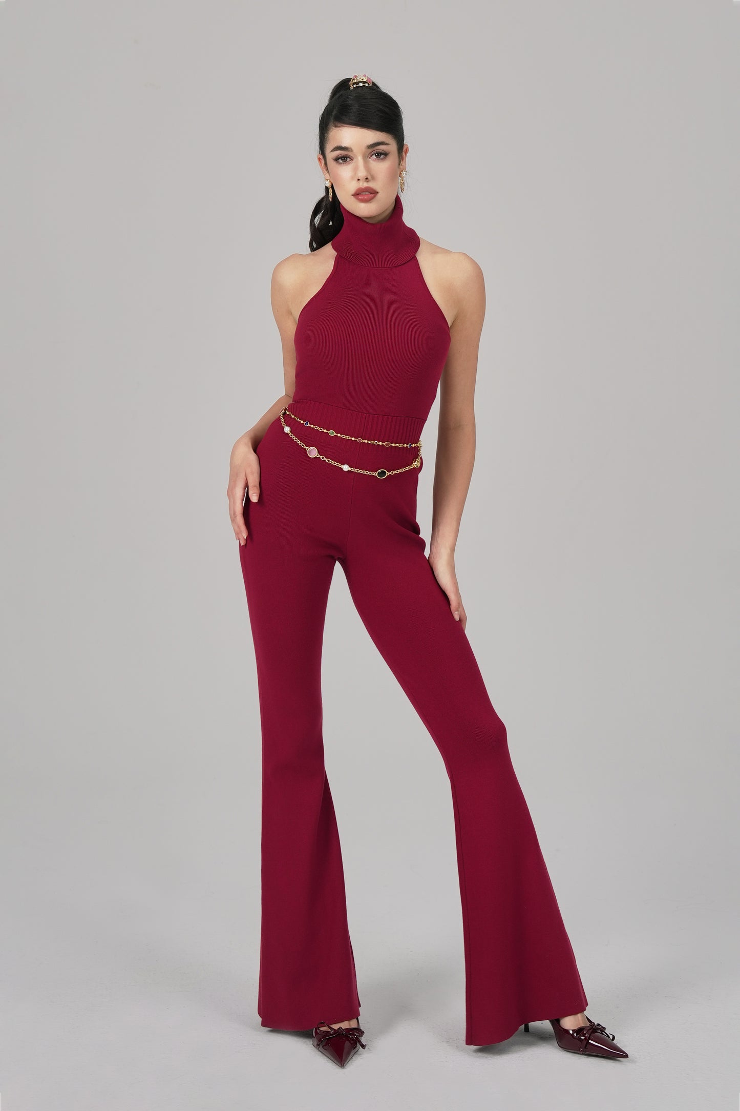 Gwen Jumpsuit (Red)