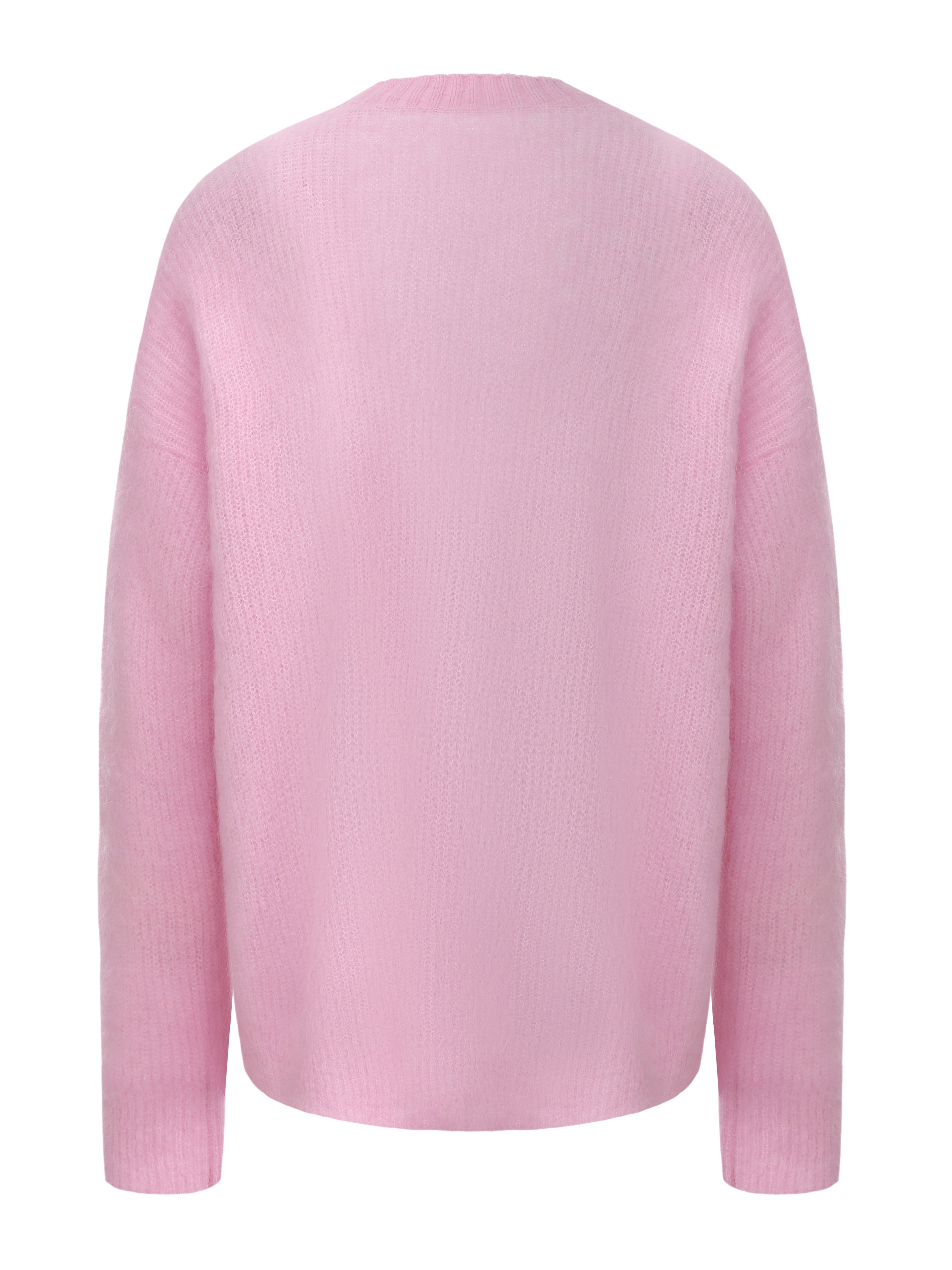 Sasha Heart-Pocket Pink Cardigan