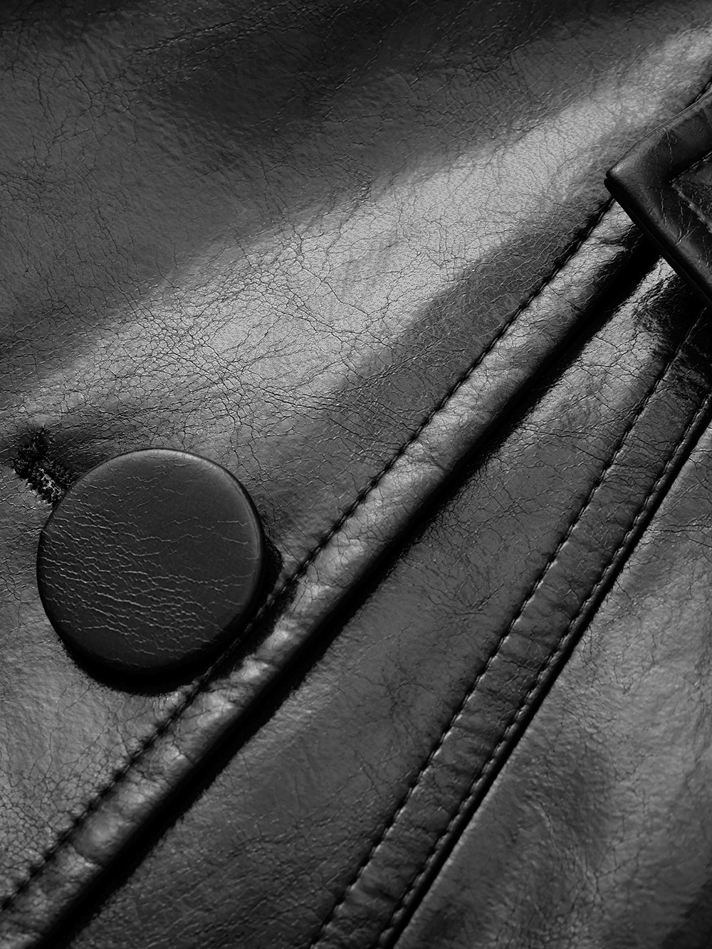 Béatrice Vegan Leather Black Jacket