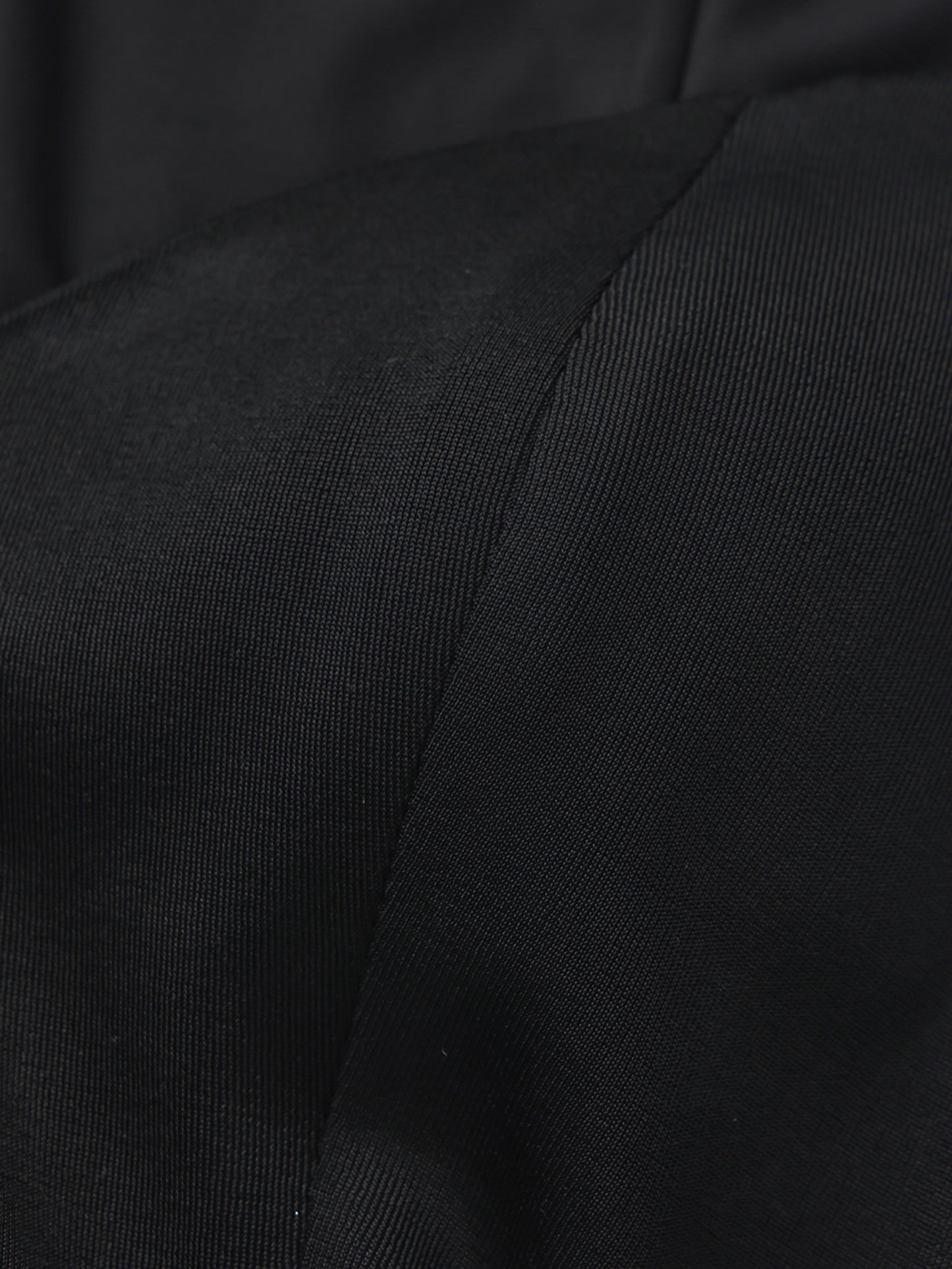 Alessandra Deep V Black Mini Dress