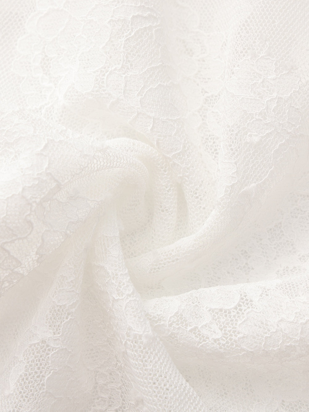 Amelie Lace Strapless White Dress