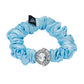 Helene Crystal-Detail Silk Pastel Scrunchie Set