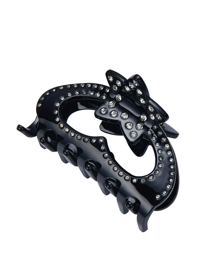Giselle Heart Star Black Hair Clip, product image 2 of 2