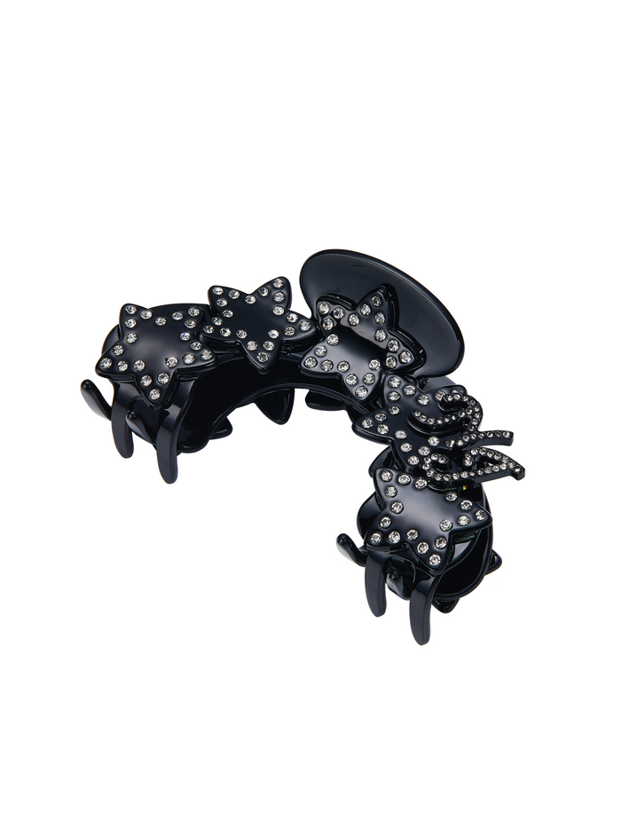 Sera Curved Star Black Hair Clip, product image 2 of 3