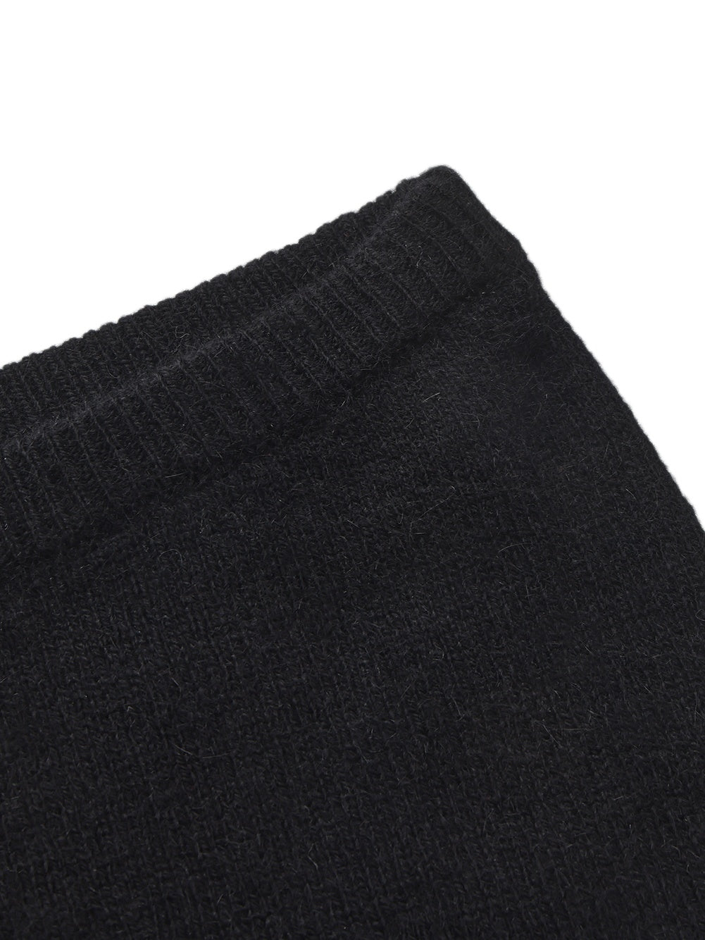 Brigitte Brushed Knit Black Micro Shorts