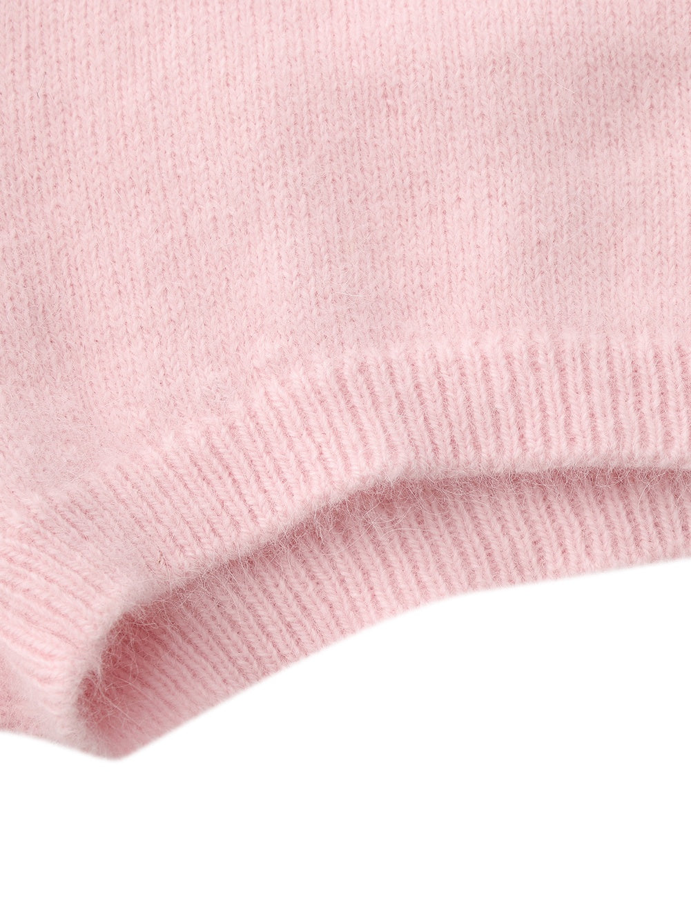 Brigitte Brushed Knit Pink Micro Shorts