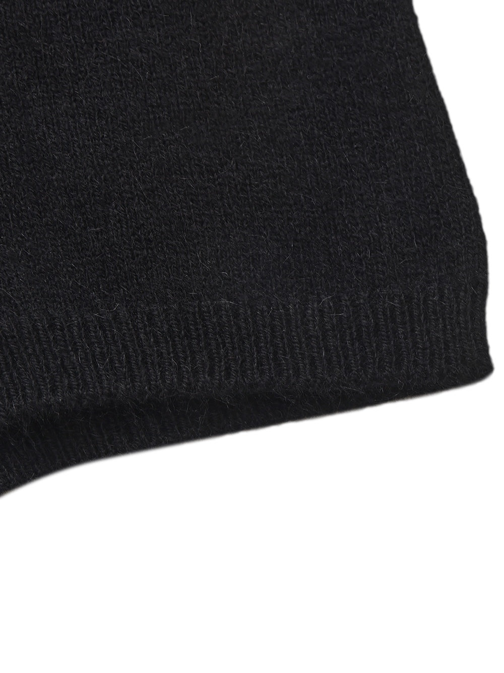 Brigitte Brushed Knit Black Micro Shorts