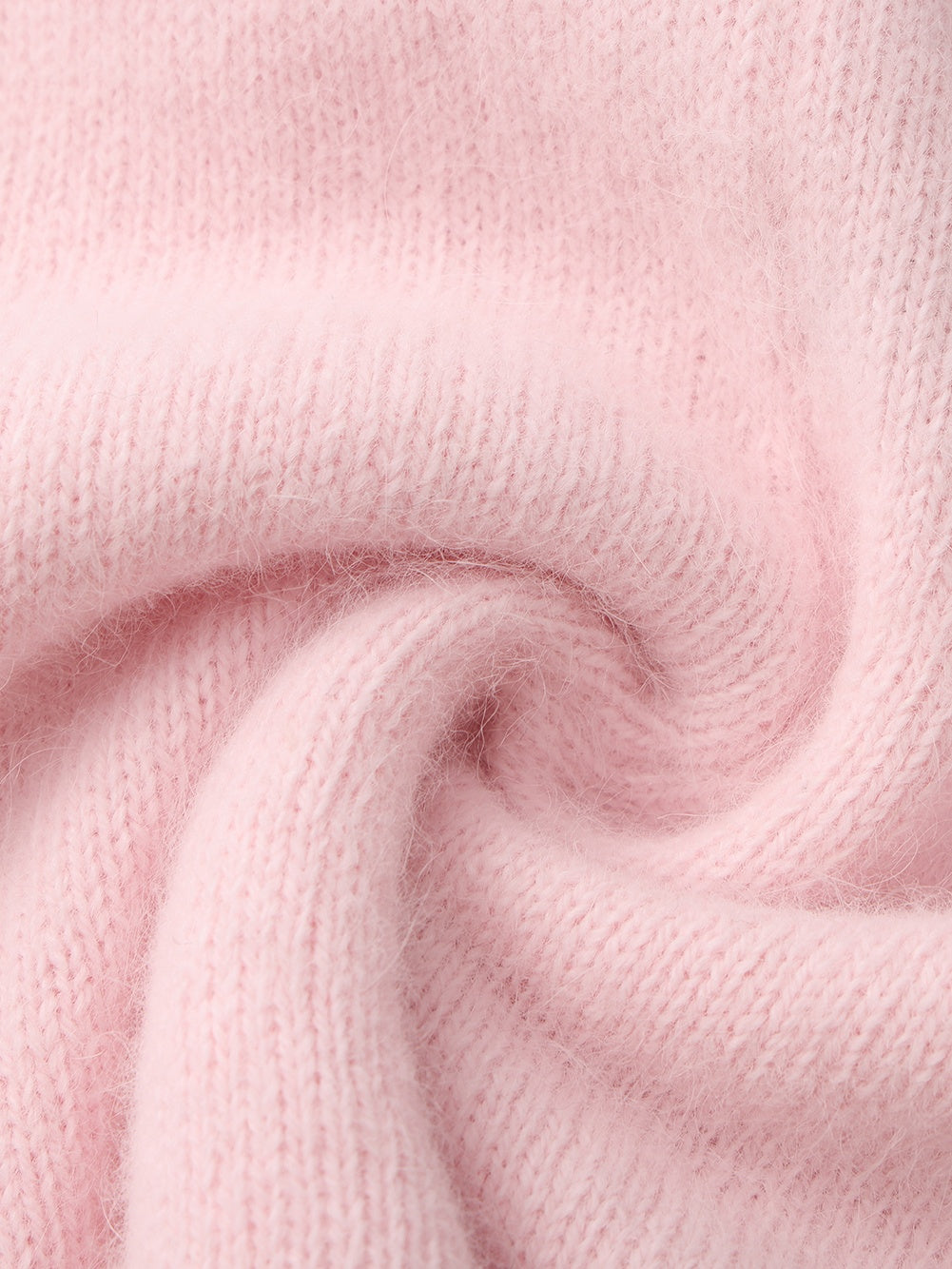 Brigitte Brushed Knit Pink Micro Shorts