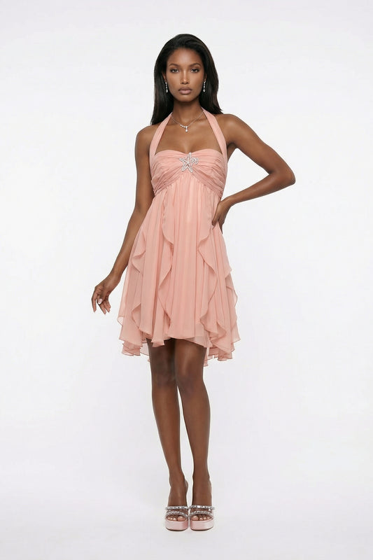 Arabella Dress (Peach)