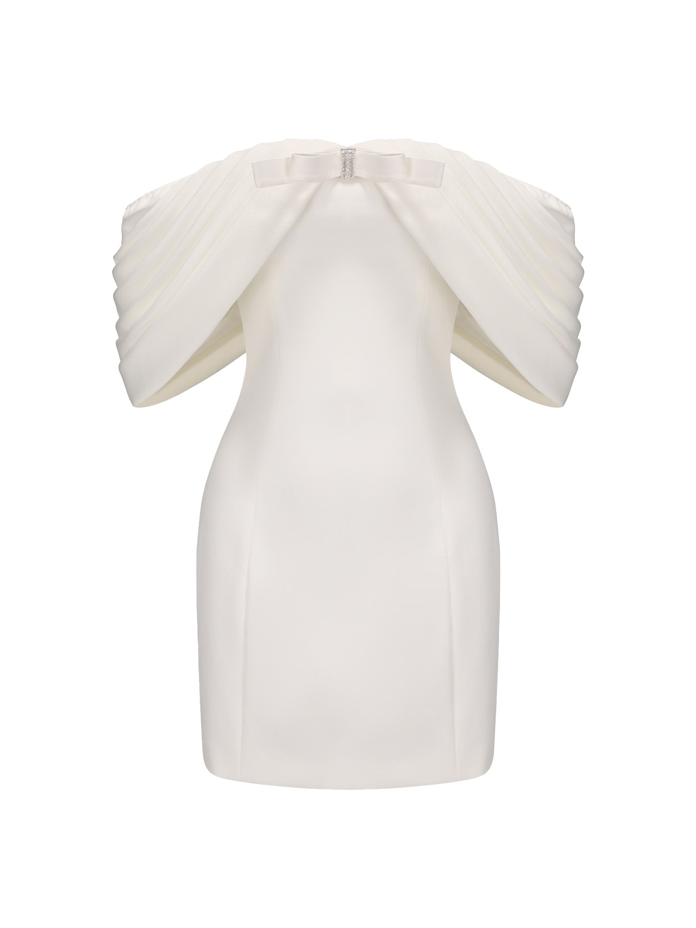 Kate Bow Dress (White)