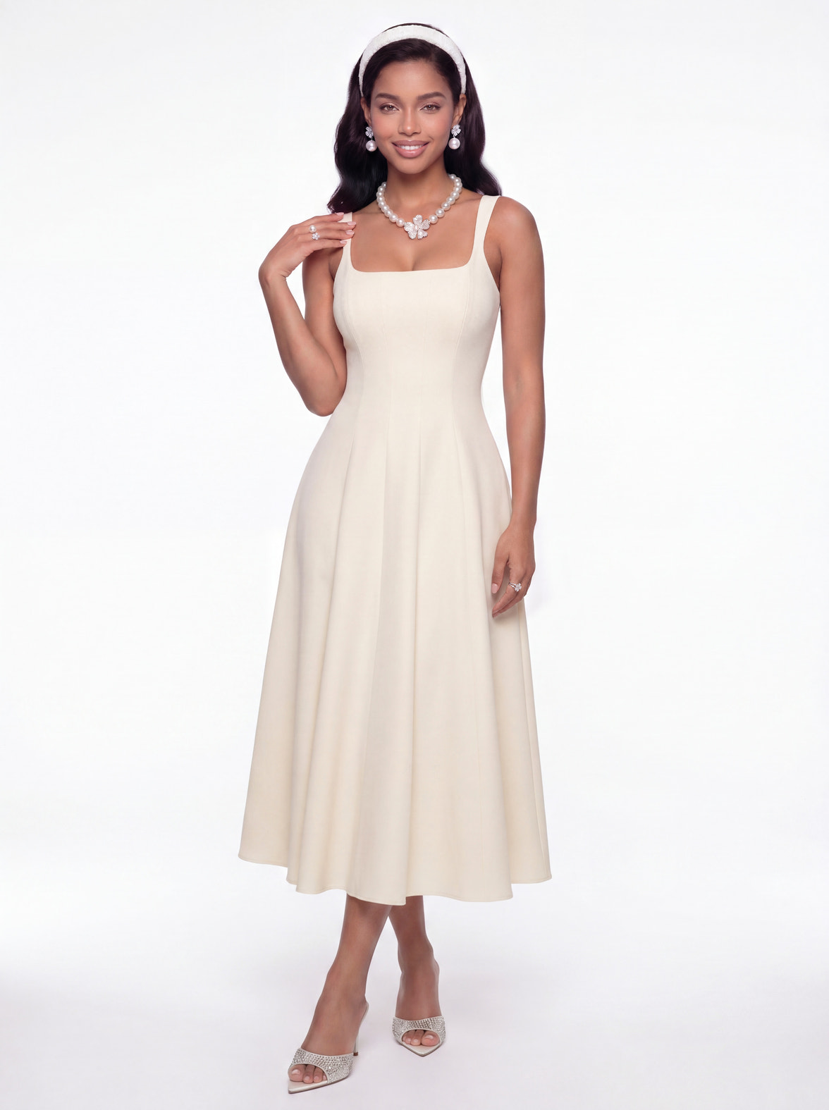 Delilah Cut Out Back Champagne Dress | Nana Jacqueline Delilah Cut Out Back Champagne Dress | Nana Jacqueline