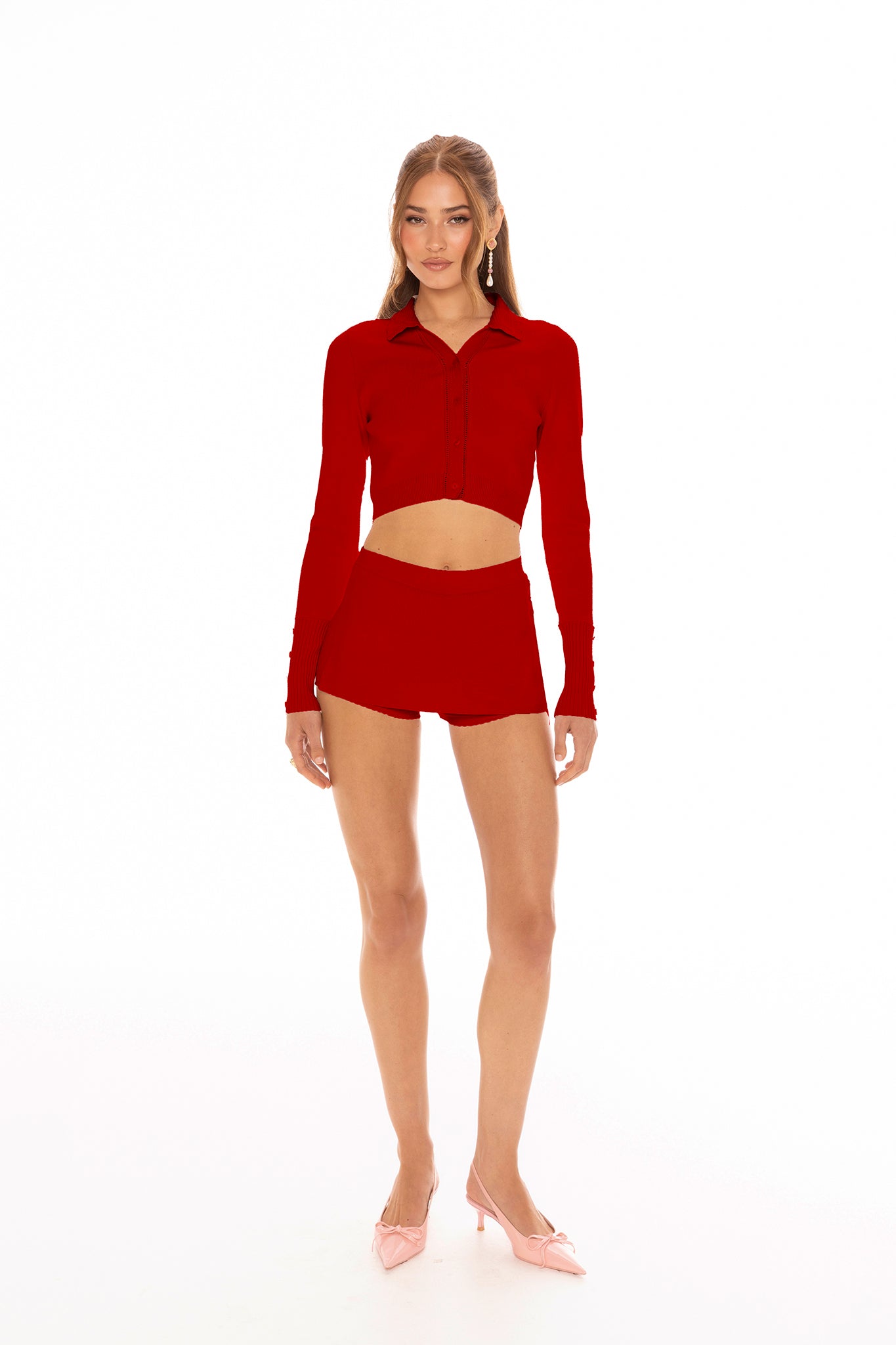 Jenna Cardigan (Red)