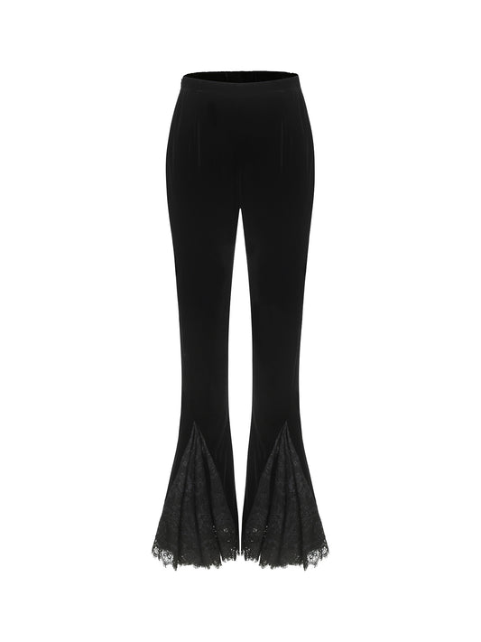 Daphne Velvet Pants (Black)